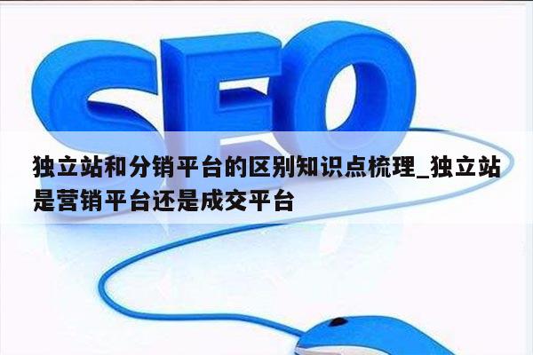 独立站和分销平台的区别知识点梳理_独立站是营销平台还是成交平台