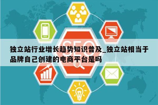 独立站行业增长趋势知识普及_独立站相当于品牌自己创建的电商平台是吗