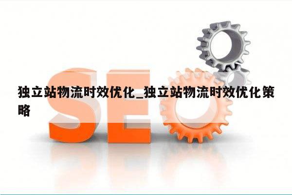 独立站物流时效优化_独立站物流时效优化策略
