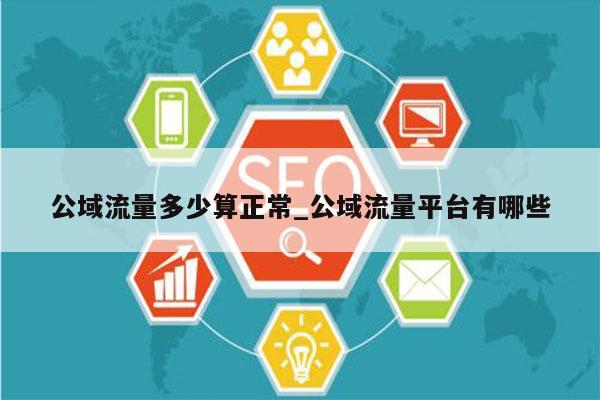 公域流量多少算正常_公域流量平台有哪些