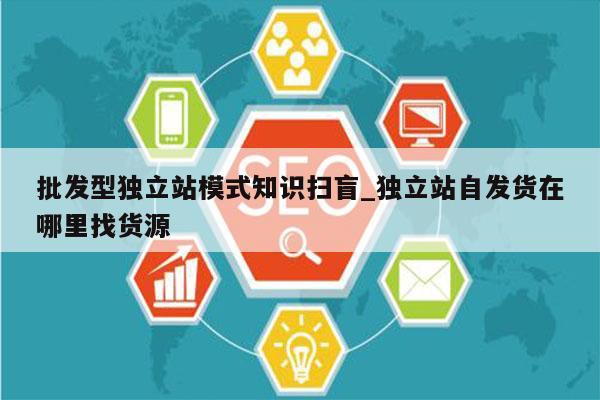 批发型独立站模式知识扫盲_独立站自发货在哪里找货源
