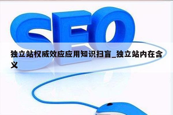 独立站权威效应应用知识扫盲_独立站内在含义