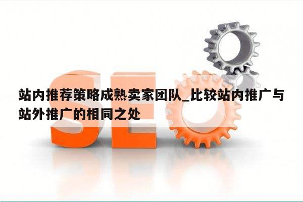 站内推荐策略成熟卖家团队_比较站内推广与站外推广的相同之处