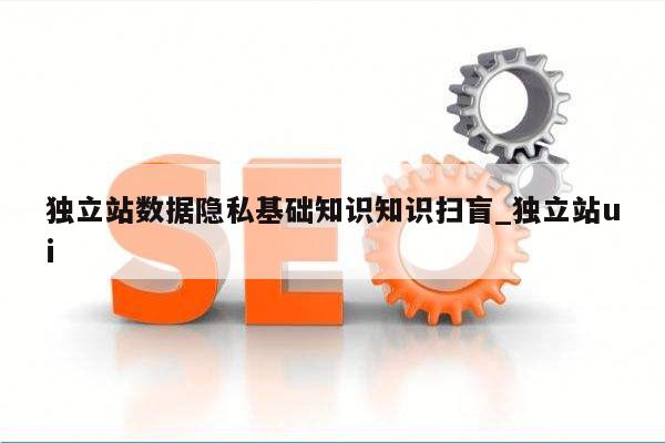 独立站数据隐私基础知识知识扫盲_独立站ui