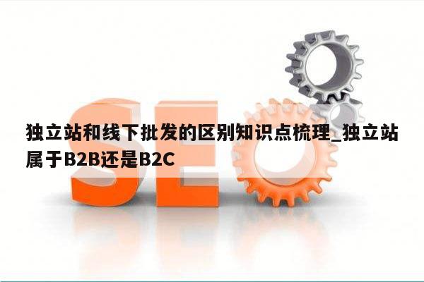 独立站和线下批发的区别知识点梳理_独立站属于B2B还是B2C