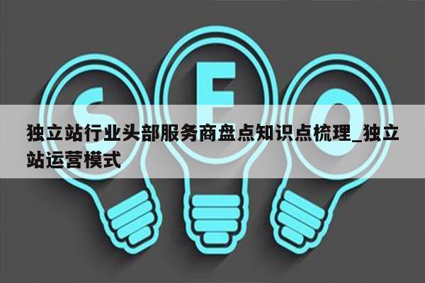 独立站行业头部服务商盘点知识点梳理_独立站运营模式