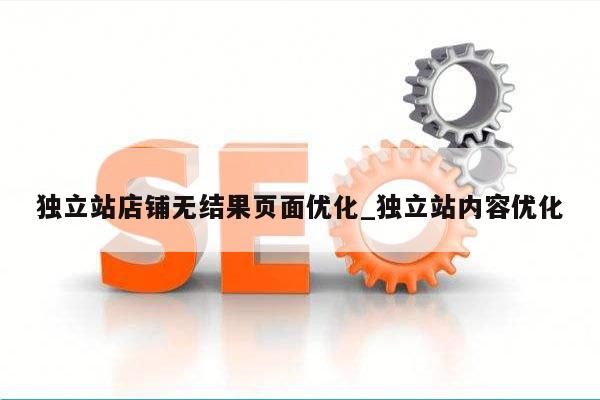 独立站店铺无结果页面优化_独立站内容优化
