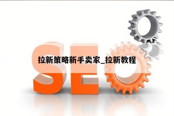 拉新策略新手卖家_拉新教程