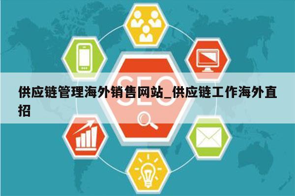 供应链管理海外销售网站_供应链工作海外直招
