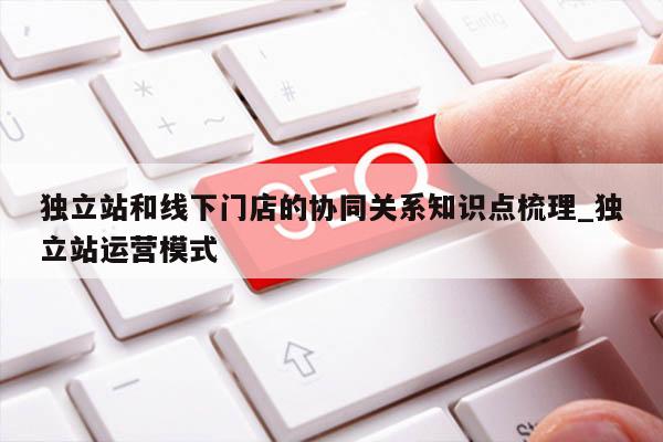 独立站和线下门店的协同关系知识点梳理_独立站运营模式