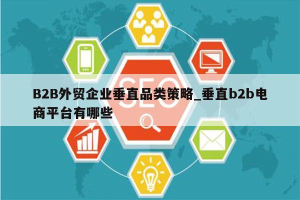 B2B外贸企业垂直品类策略_垂直b2b电商平台有哪些