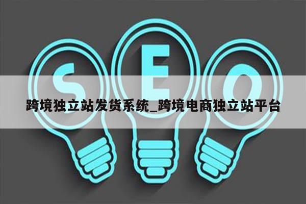 跨境独立站发货系统_跨境电商独立站平台