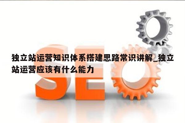独立站运营知识体系搭建思路常识讲解_独立站运营应该有什么能力