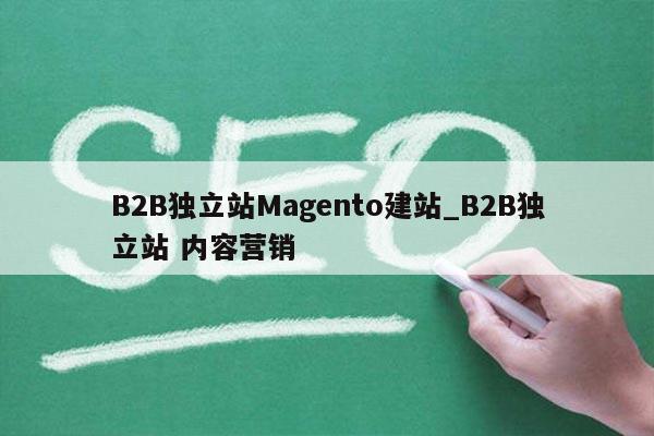B2B独立站Magento建站_B2B独立站 内容营销