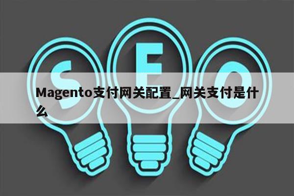 Magento支付网关配置_网关支付是什么