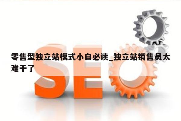零售型独立站模式小白必读_独立站销售员太难干了