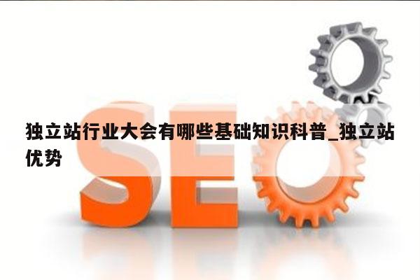 独立站行业大会有哪些基础知识科普_独立站优势