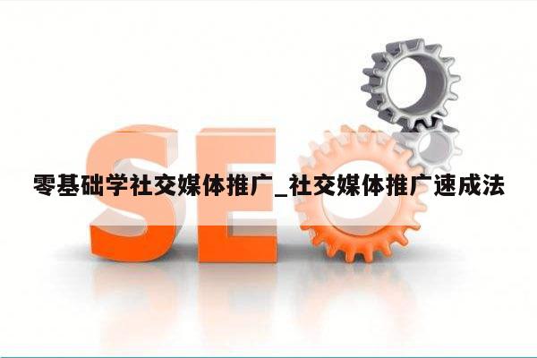 零基础学社交媒体推广_社交媒体推广速成法