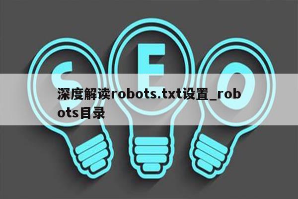 深度解读robots.txt设置_robots目录