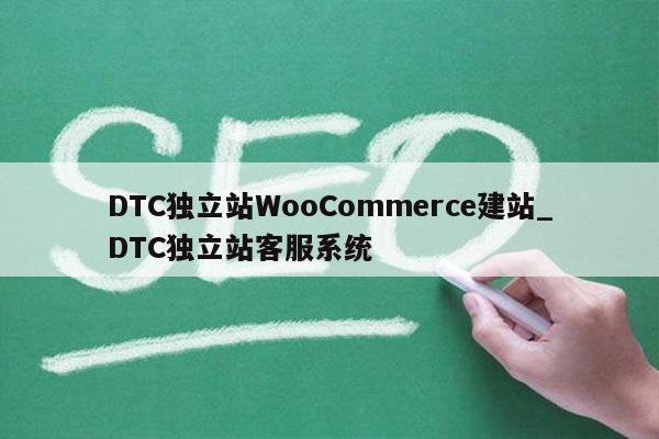 DTC独立站WooCommerce建站_DTC独立站客服系统