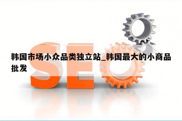 韩国市场小众品类独立站_韩国最大的小商品批发