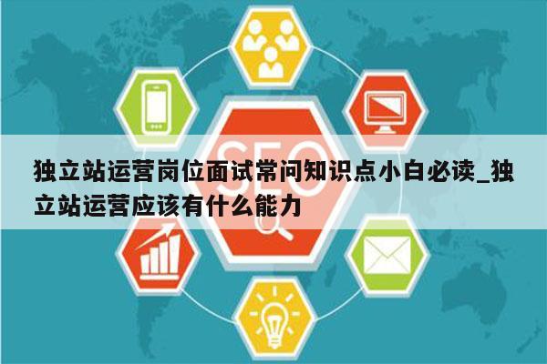 独立站运营岗位面试常问知识点小白必读_独立站运营应该有什么能力