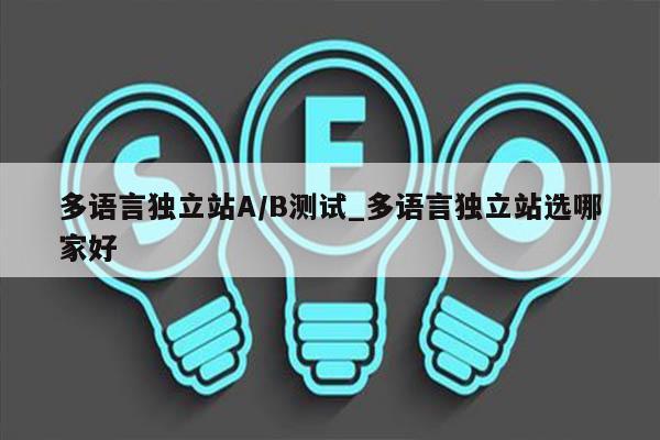 多语言独立站A/B测试_多语言独立站选哪家好