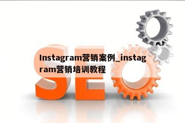 Instagram营销案例_instagram营销培训教程